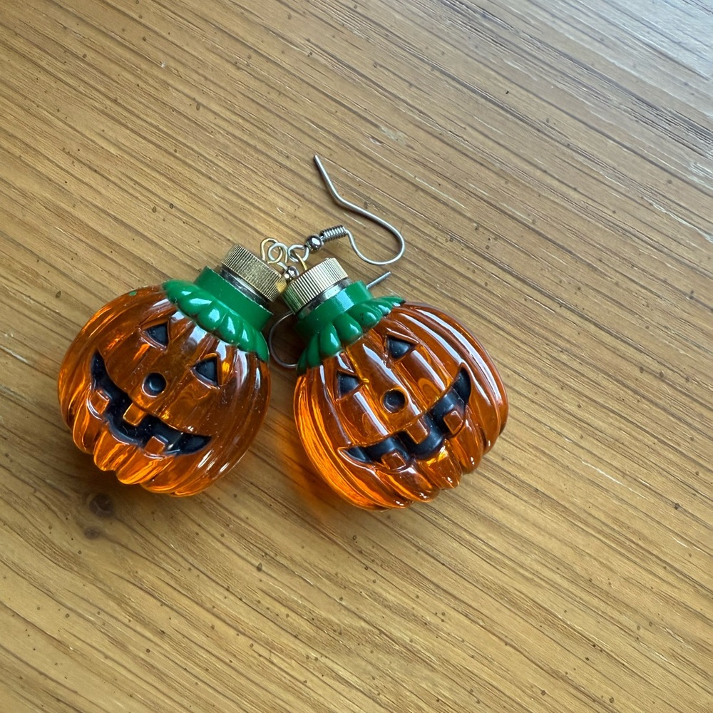 Pumpkin Halloween Earrings